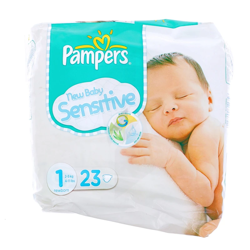 pampers newbaby-dry pieluchy rozmiar 2 mini 3-6kg 43 sztuki