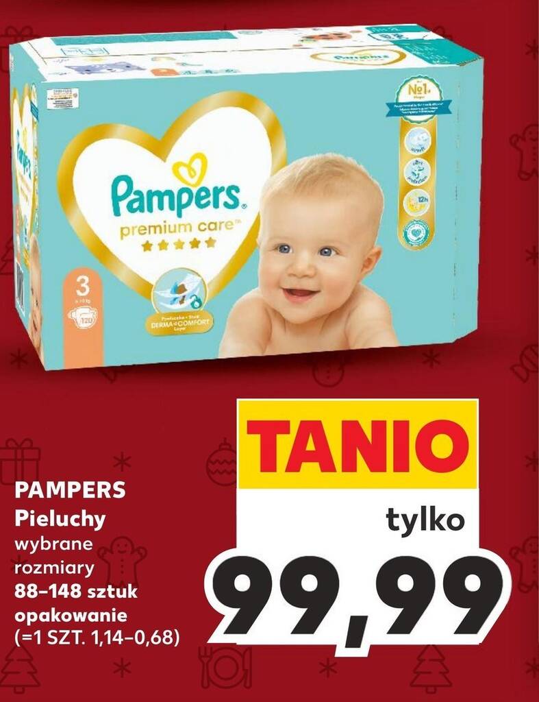 pieluszki dla wczesniaków pampers