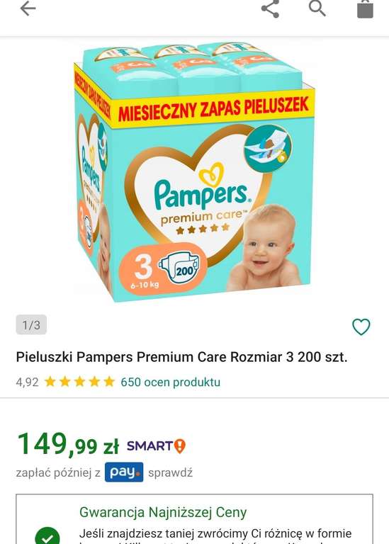 pampers premium care 3 6 10