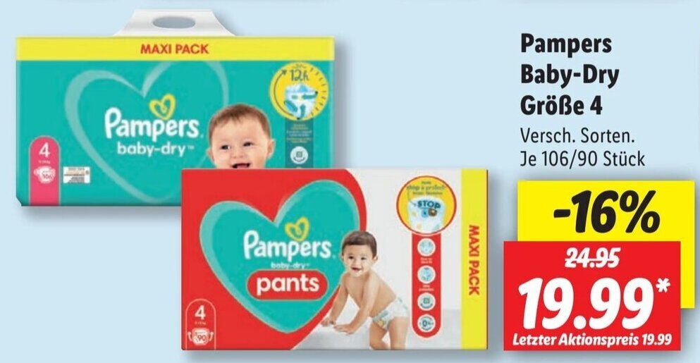 pampers active boy pants 6