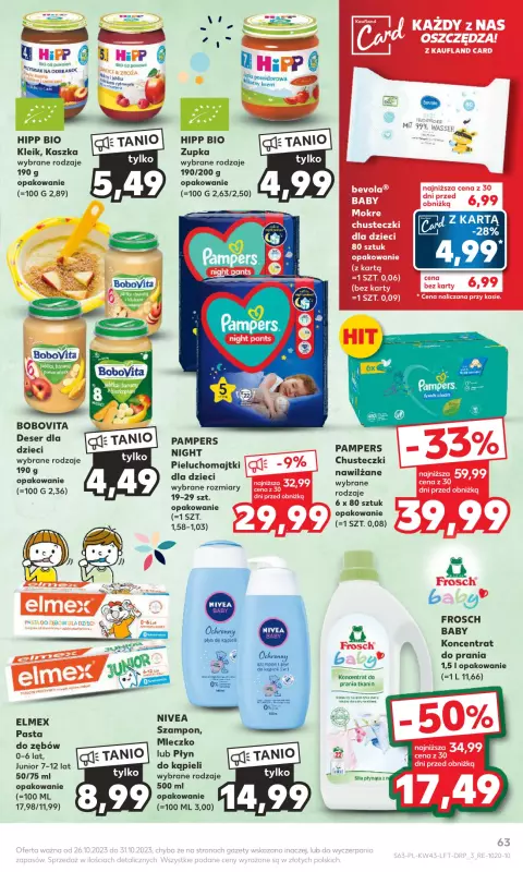 pampers 120 sztuk