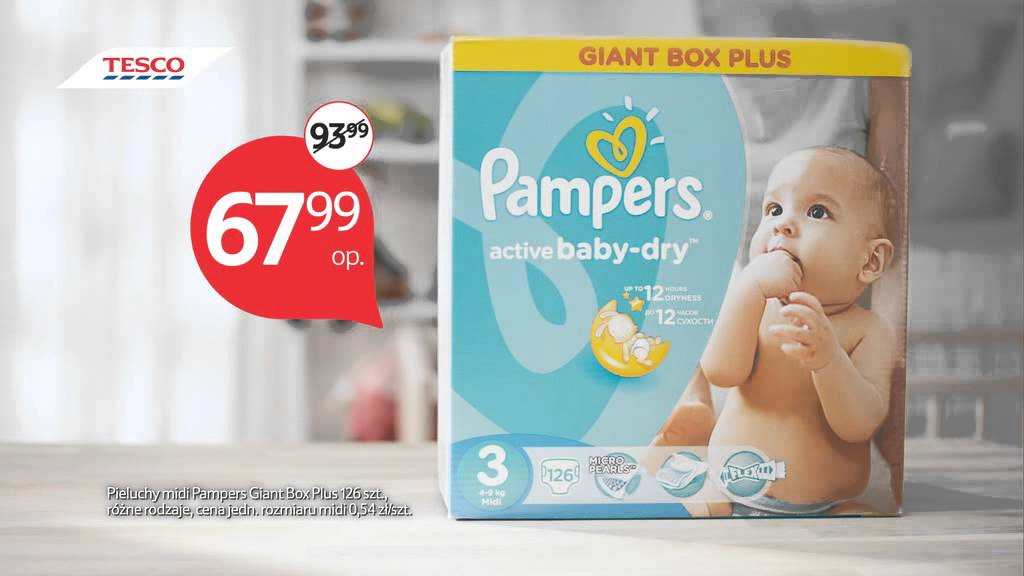 pieluchomajtki pampers 4maxi 100 sztuk