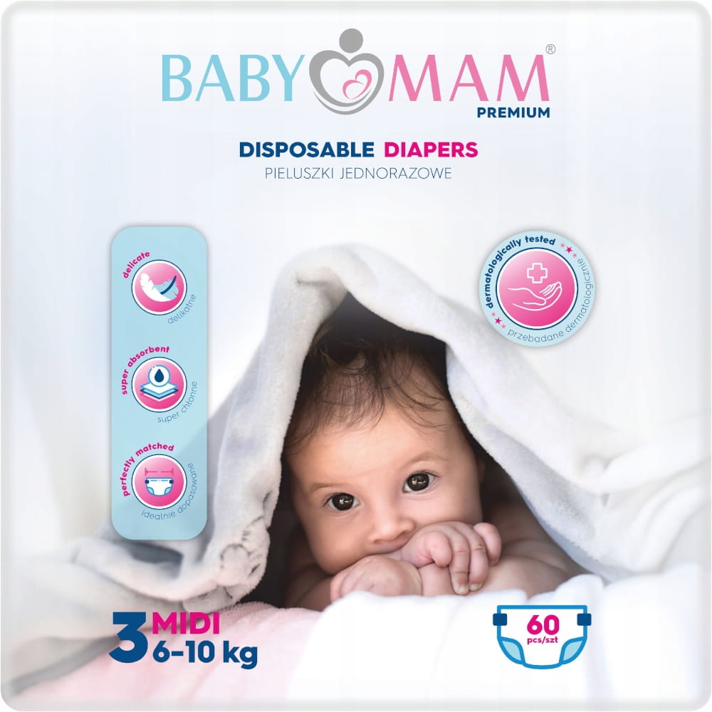 pampers premium care 1 22 sztuk