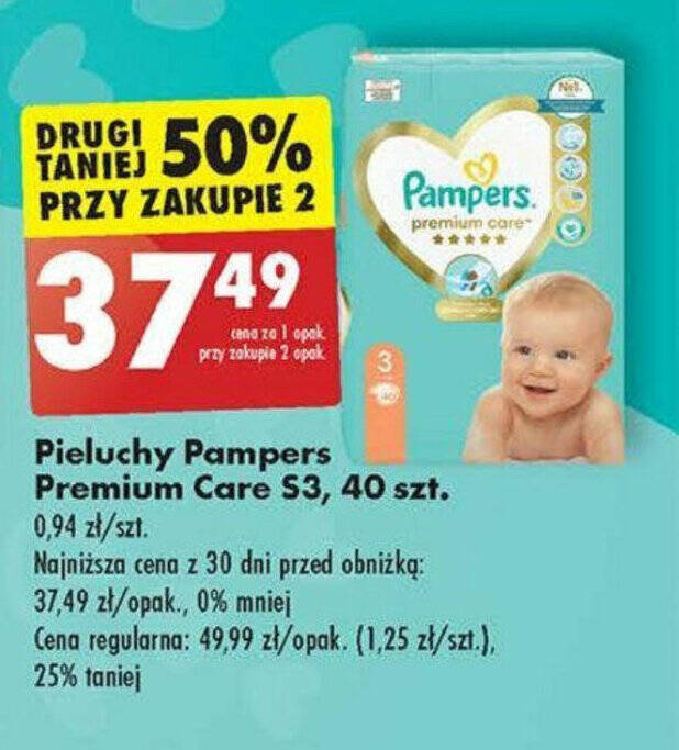 pieluszki pamper cena