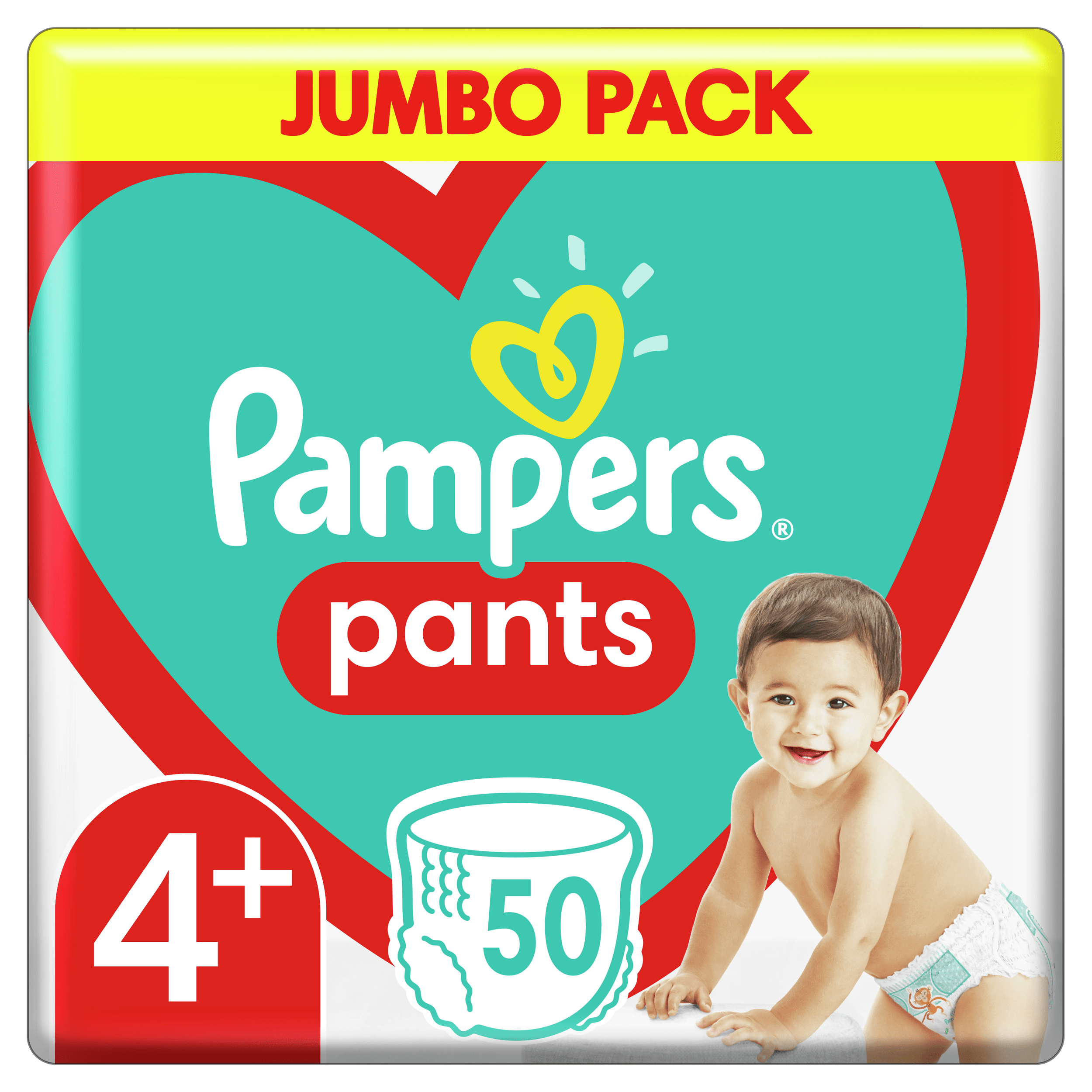 pieluchomajtki pampers mega box 4+