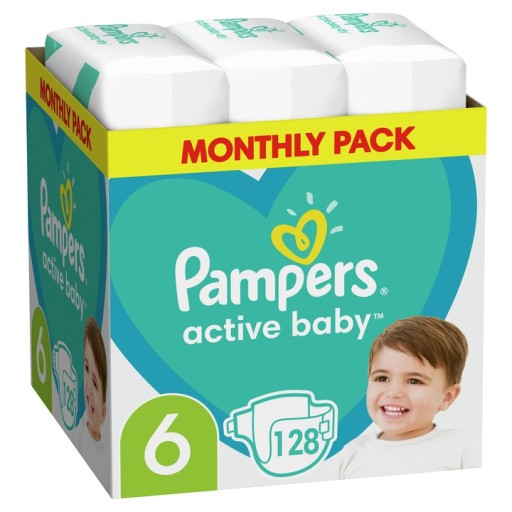 pampers pieluchy active baby 3 midi 174 szt