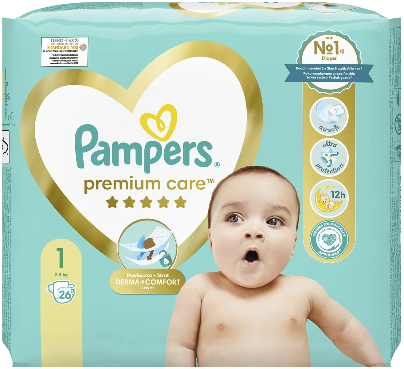 pampers premium care przeciekaja