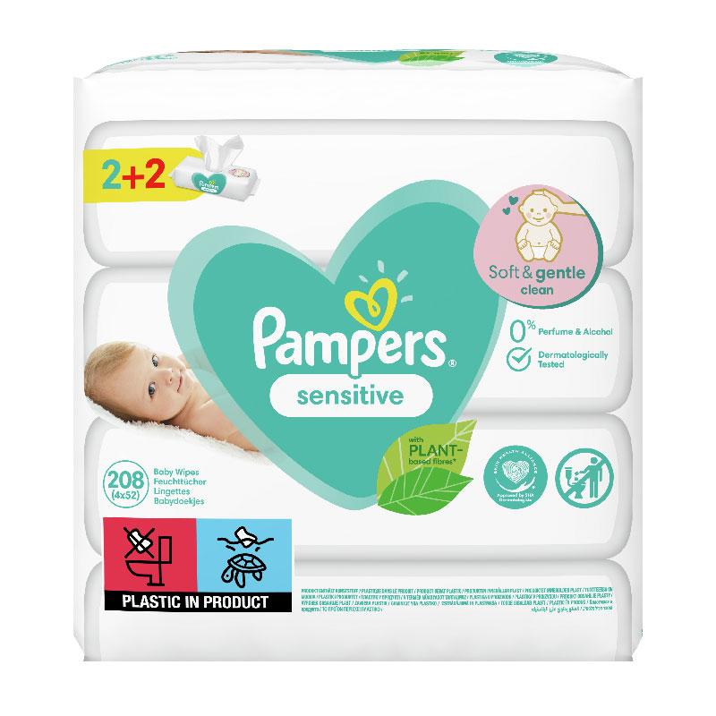 pampers chusteczki nawilżane po 64szt