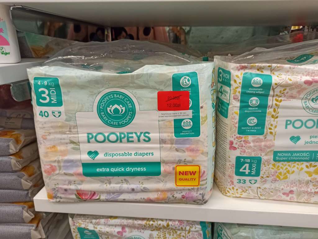 ceneo pampers care 4