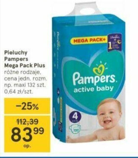 pampers baby dry 43szt