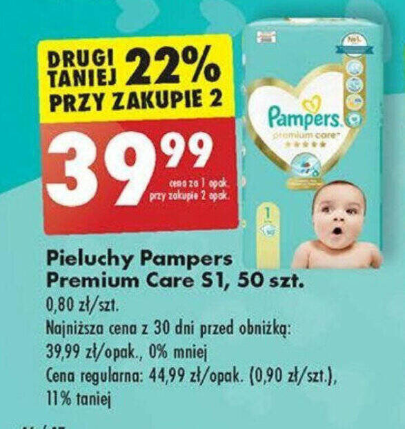 pampers premium care 2 240sztuk