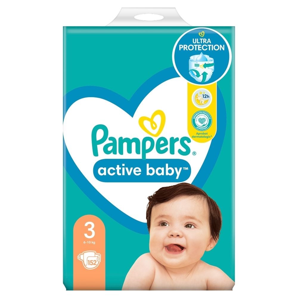 supermarket pampers active baby-dry rozmiar 4 maxi 8-14kg 76 sztuk