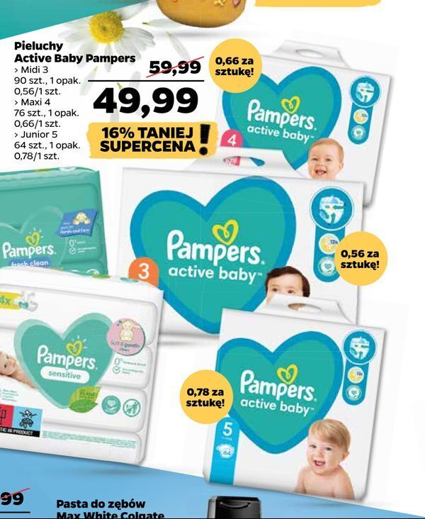 zestaw startowy pampers