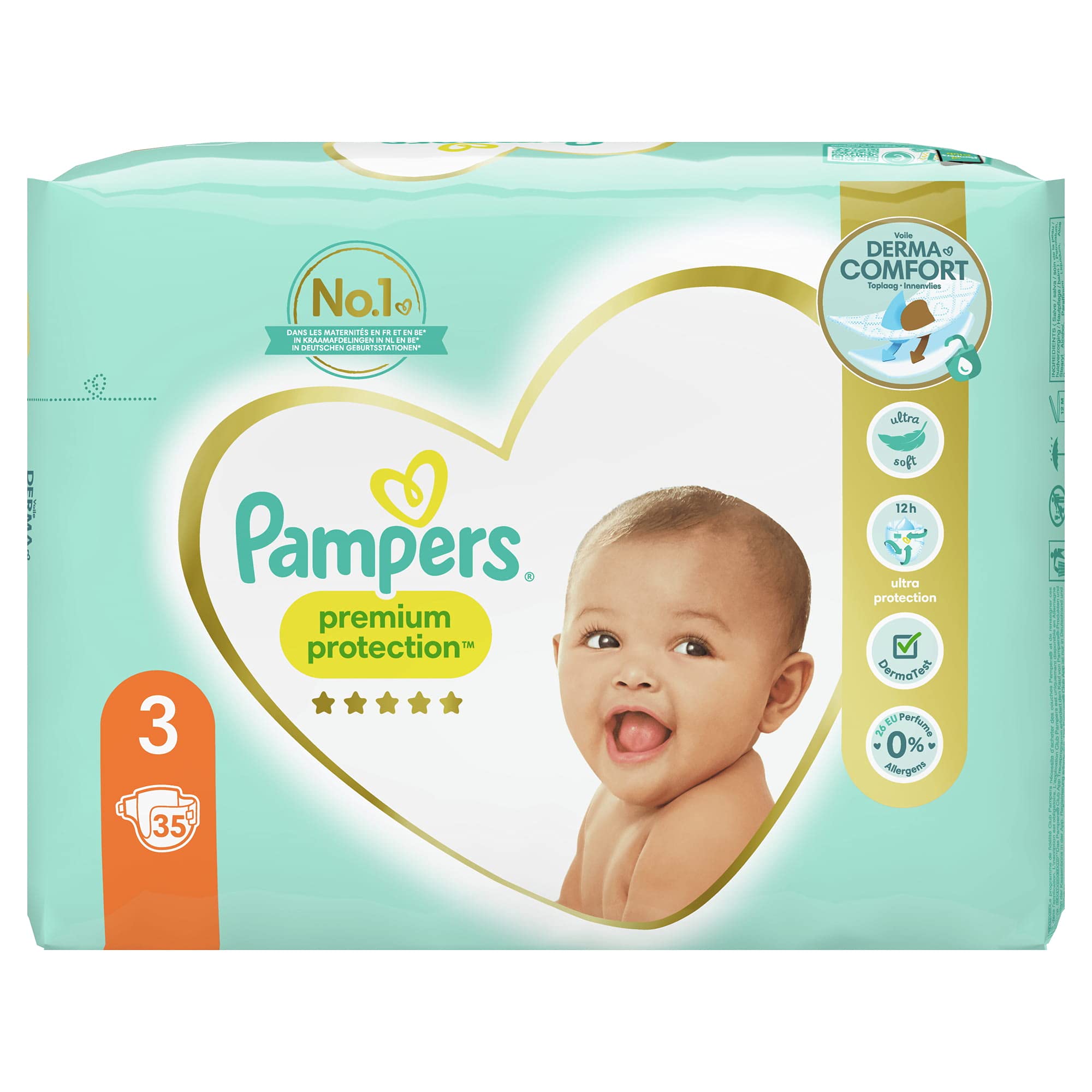 pampers new baby dry 2 68szt