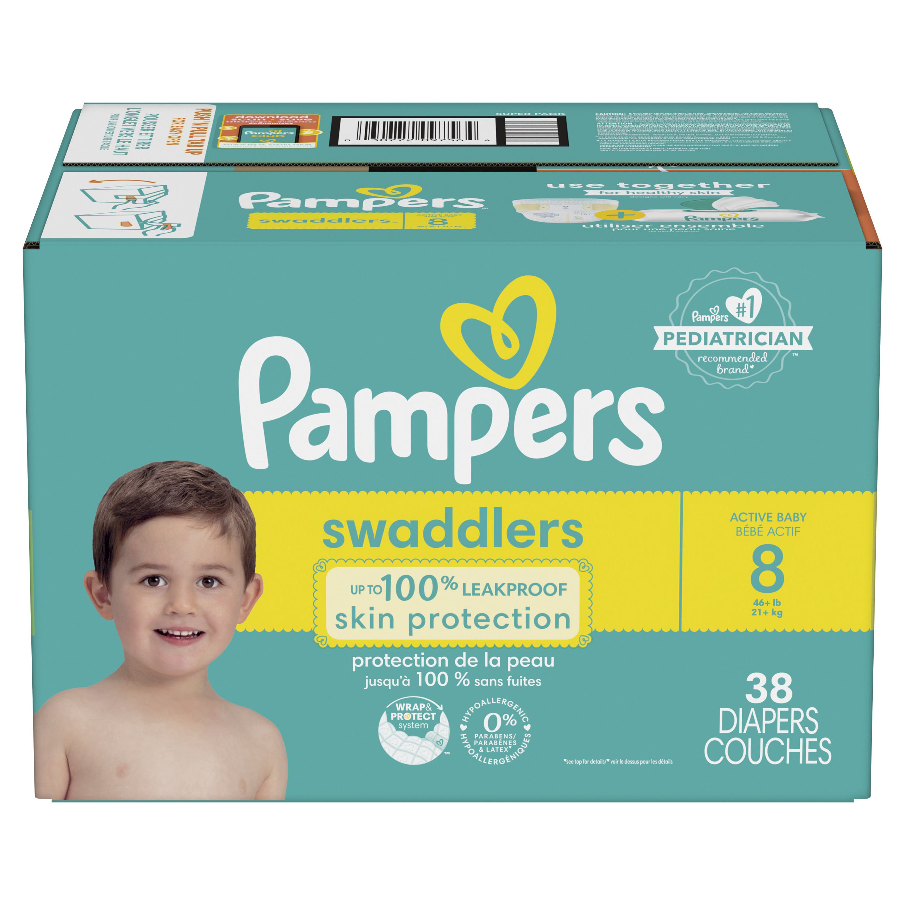 pampers active baby 2 68 szt