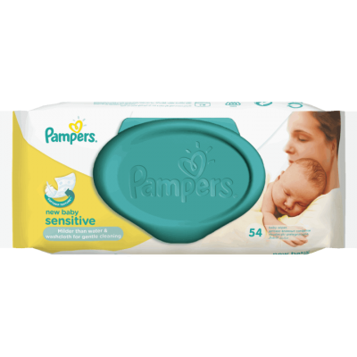 pampers chusteczki nawilżane dla niemowląt 4 x 52 szt