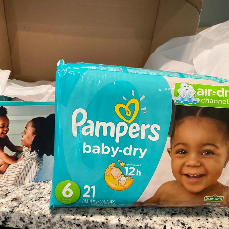 stickers on box pampers