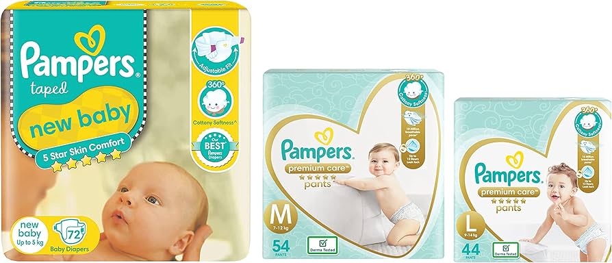 pampers pants zapas pieluchomajtki 5 junior 152