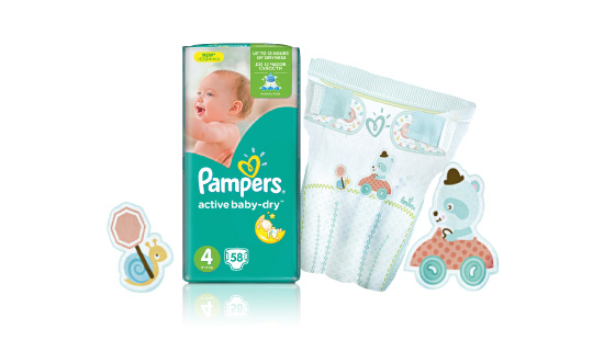 pieluchy pampers 4 132 szt