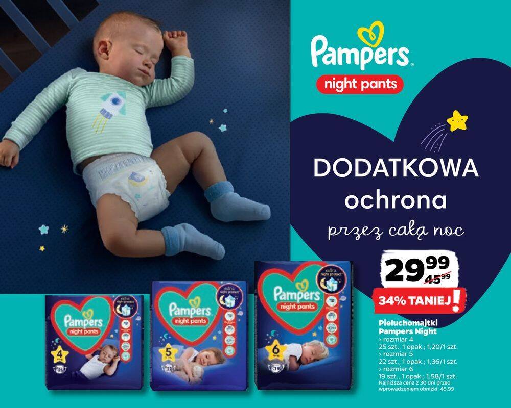 pieluchomajtki pampers 4 rossmann