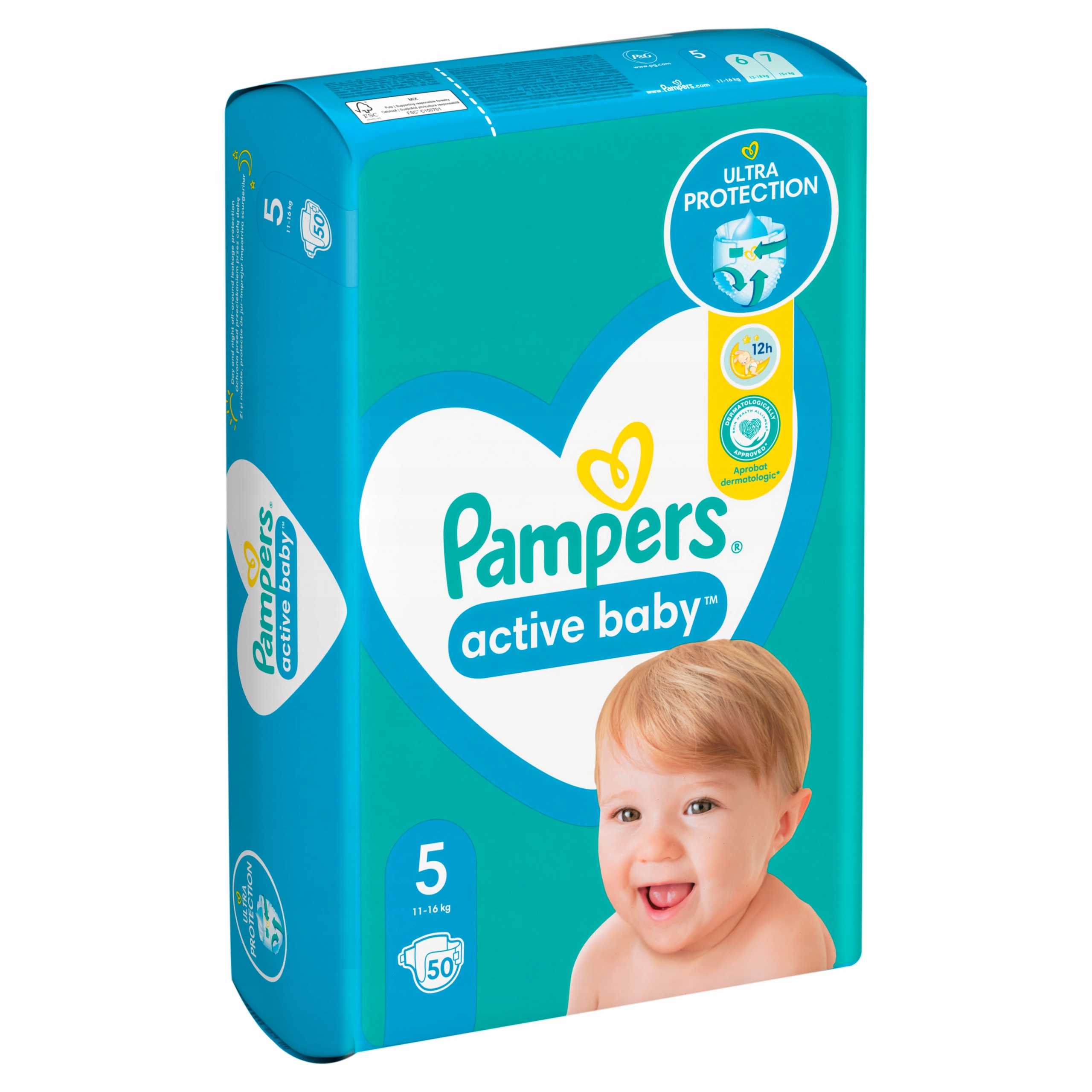 pampers jednorazowe chłonne maty dla niemowląt i dzieci 12 sztuk