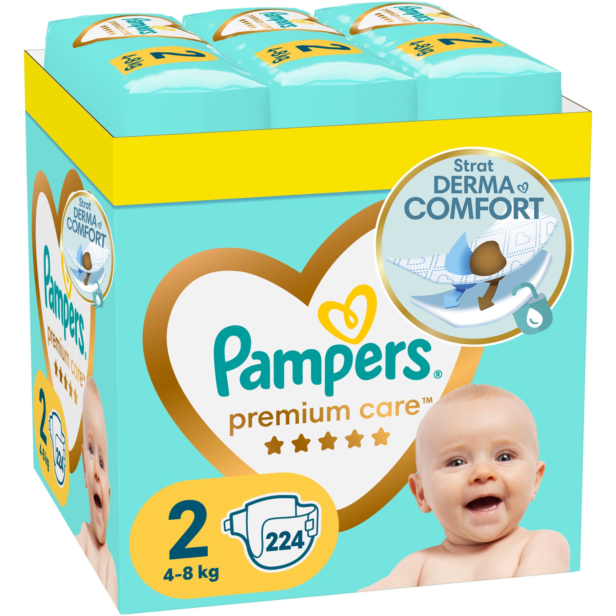 pampers premium care czy active baby dry