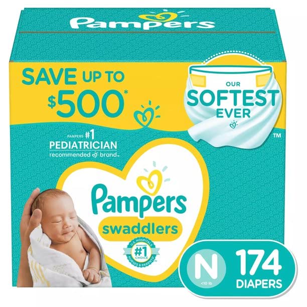 opakowanie pampers pieluszek za 1 grosz