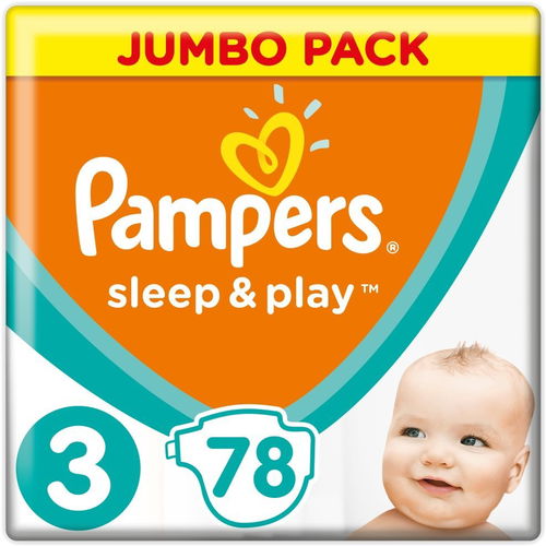 pampers pomarańczowe 3