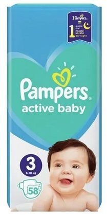 pampers active baby srednia