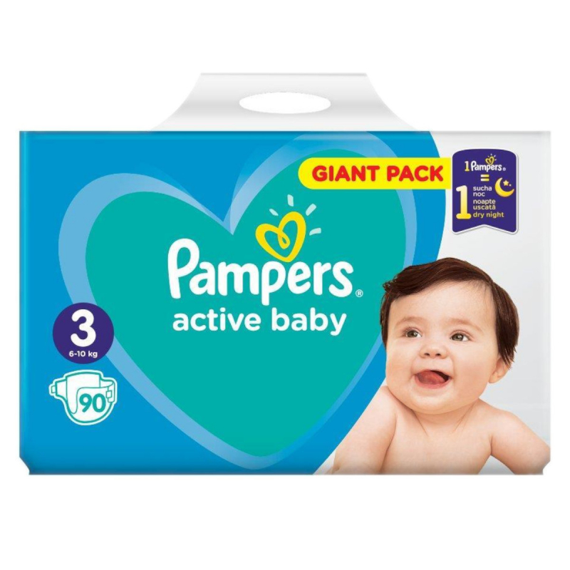 pampers newbaby-dry pieluchy rozmiar 2 mini 3-6kg 43 sztuki