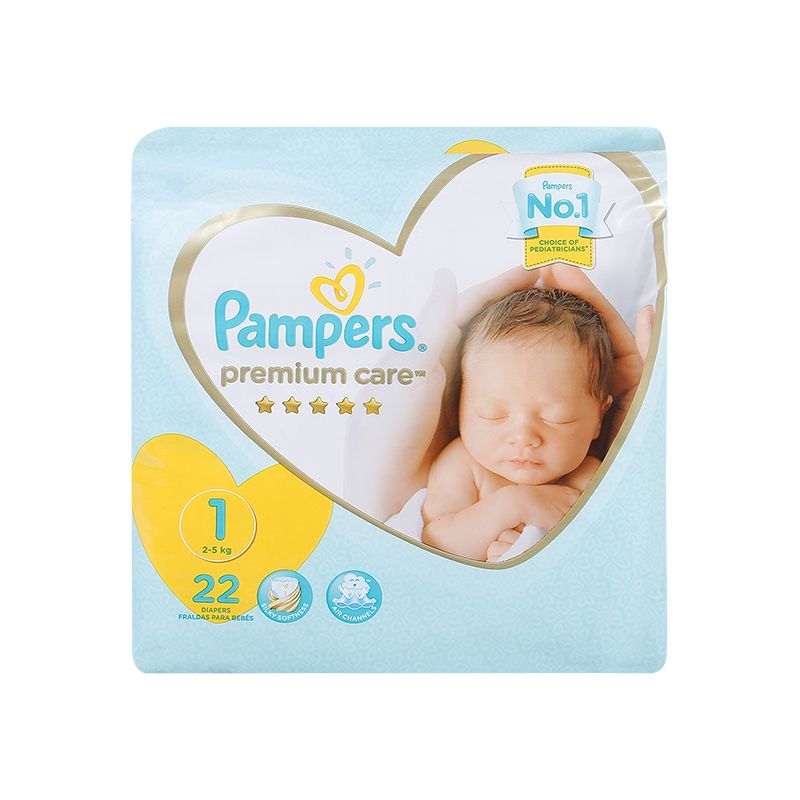 pampers 1 premium care box