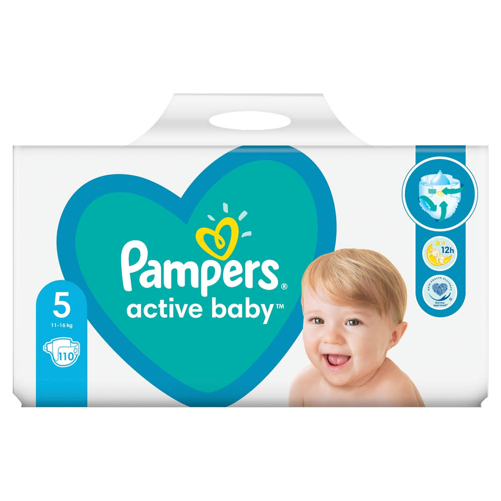 pampers active baby 3 104szt