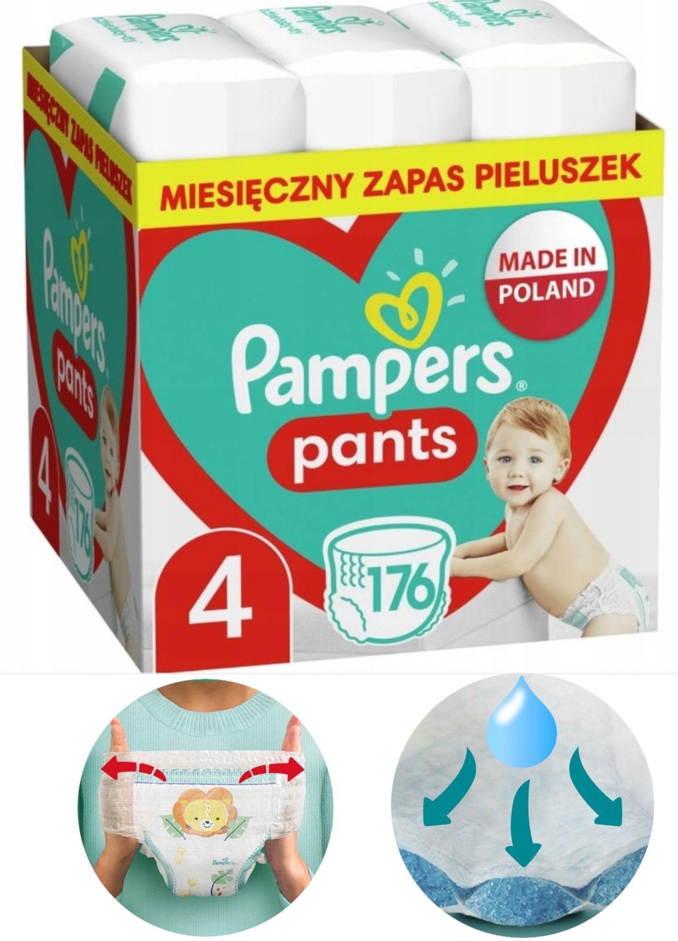 pampers active baby 4 64 szt