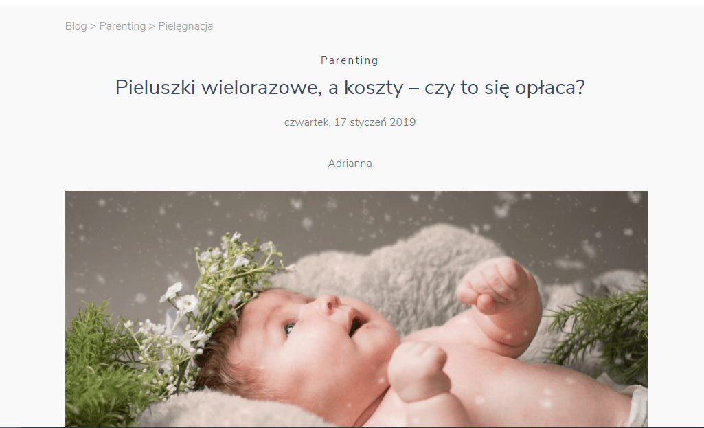 pampers cieczka