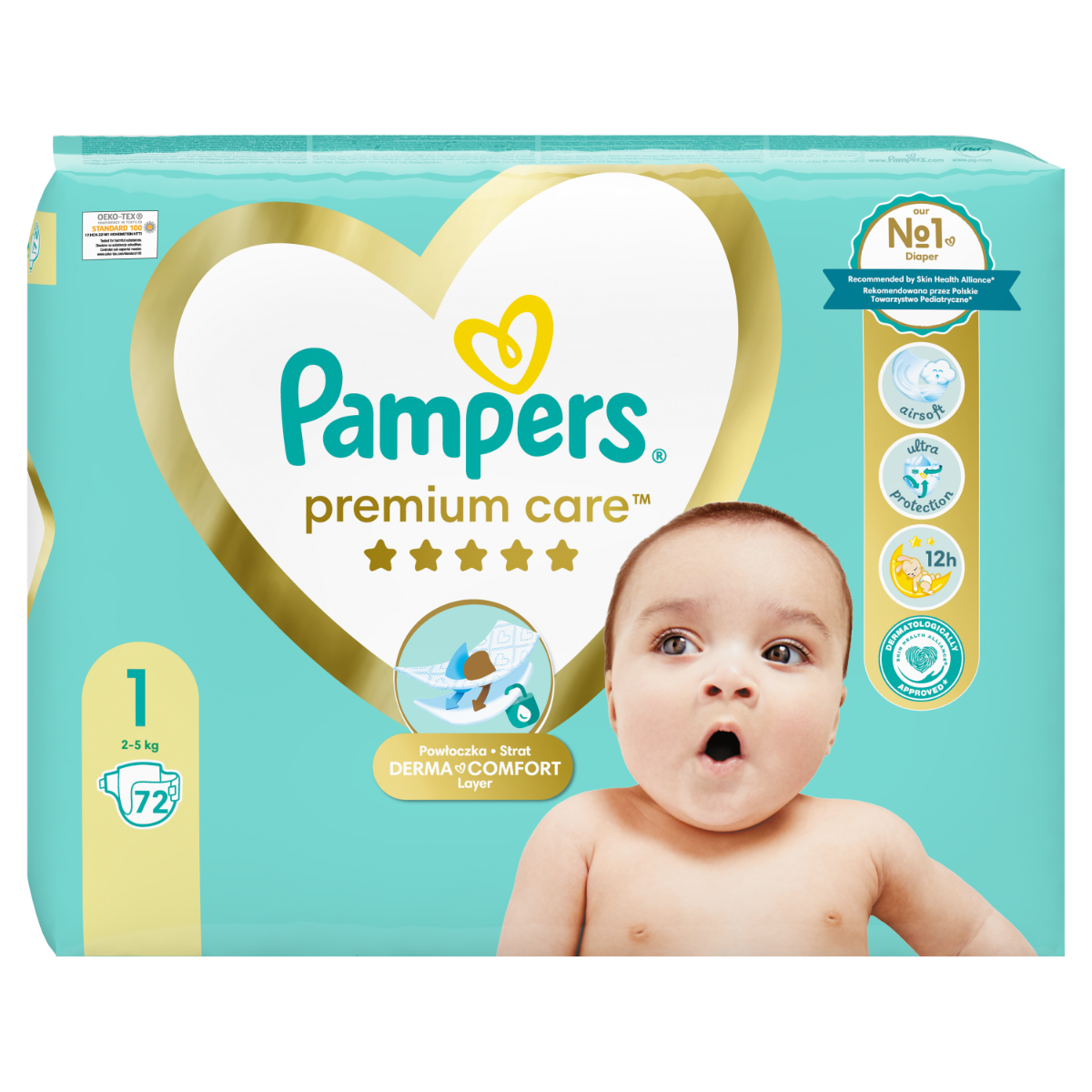 pampers premium care newborn 22 szt cena