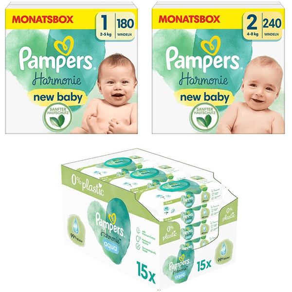 pampers premium care 1 rozpakowane