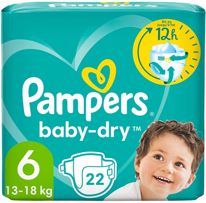 pampers przesikany