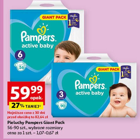 pampers 3 pieluchy promocja rossmann