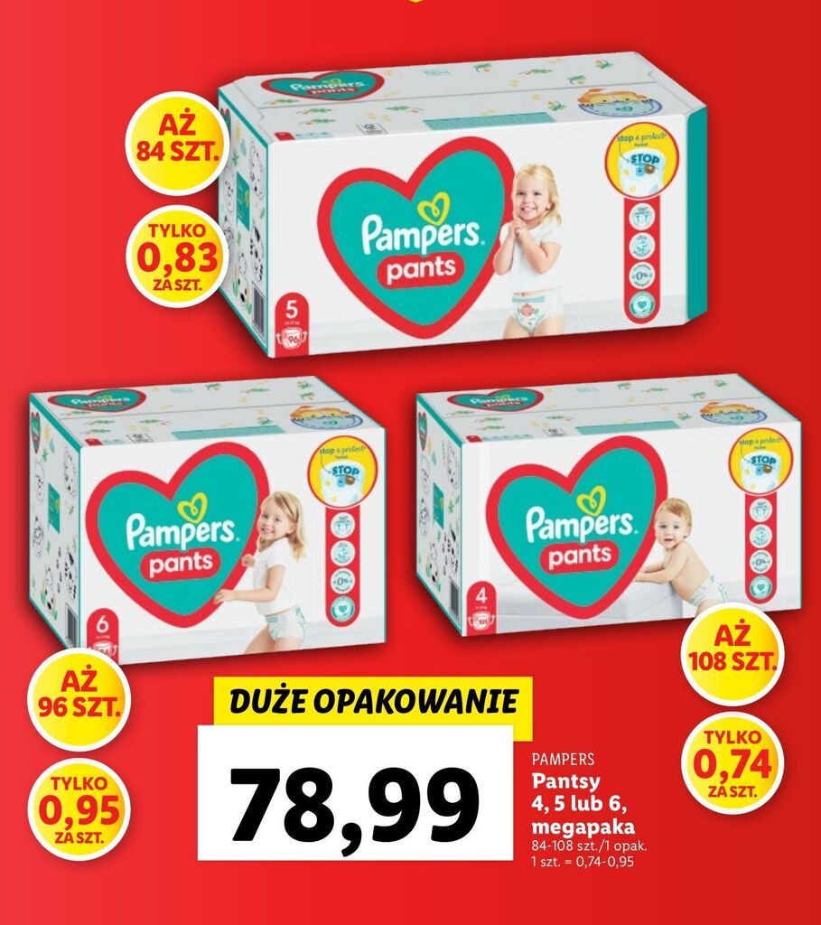 pieluchy pampers active 5