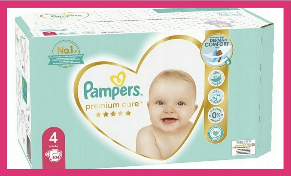 pampers sensitive chusteczki nawilżane 4x56 sztuk