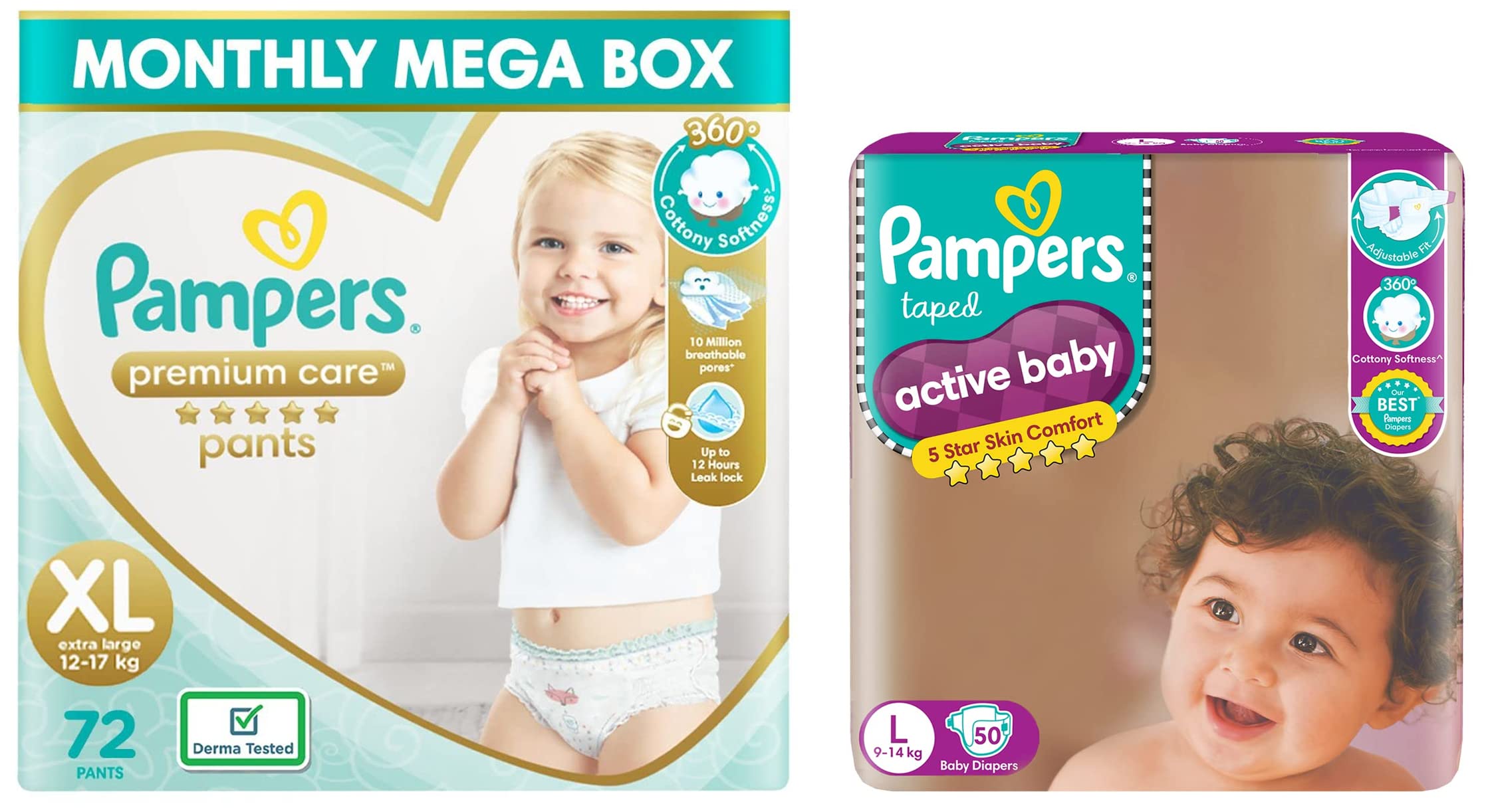 nowe pampers premium