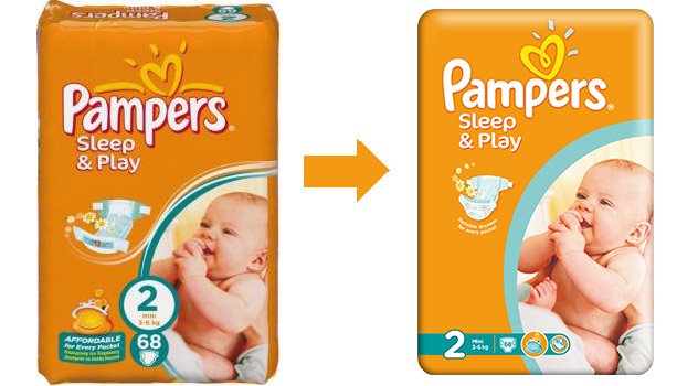 pampers sześciopak chusteczek