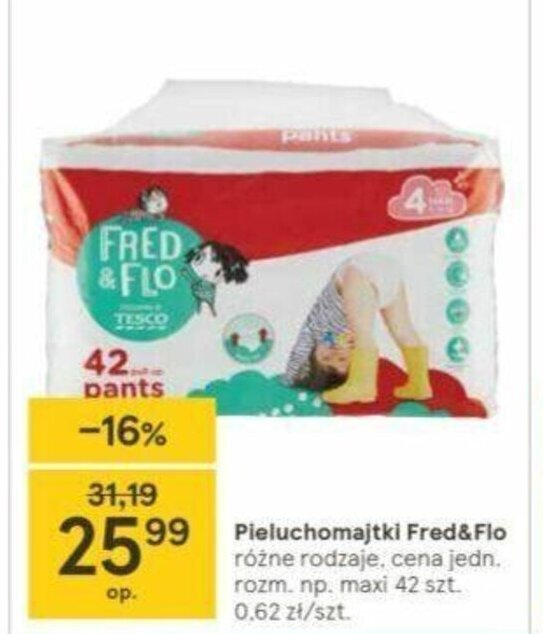 pieluchy pampers pants6 promocja