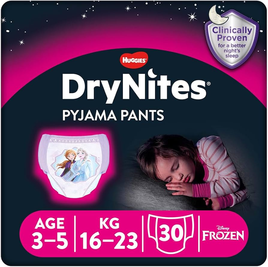 naklejka w pamper pants z tyłu