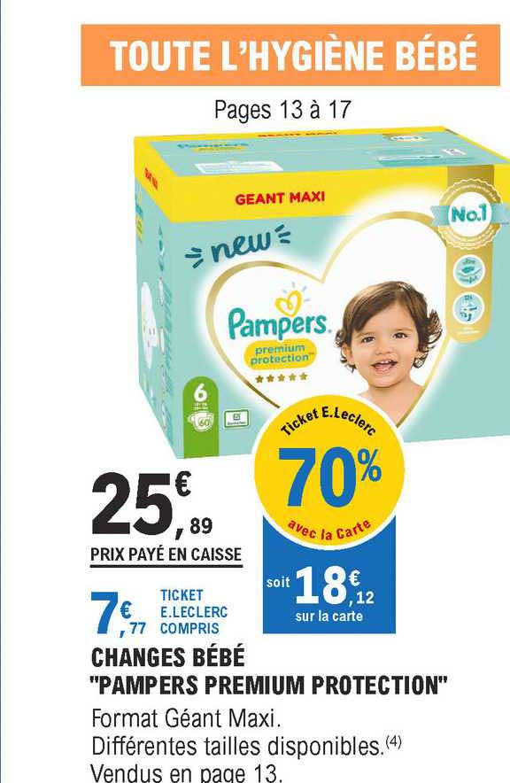 auchan pampers premium care 5