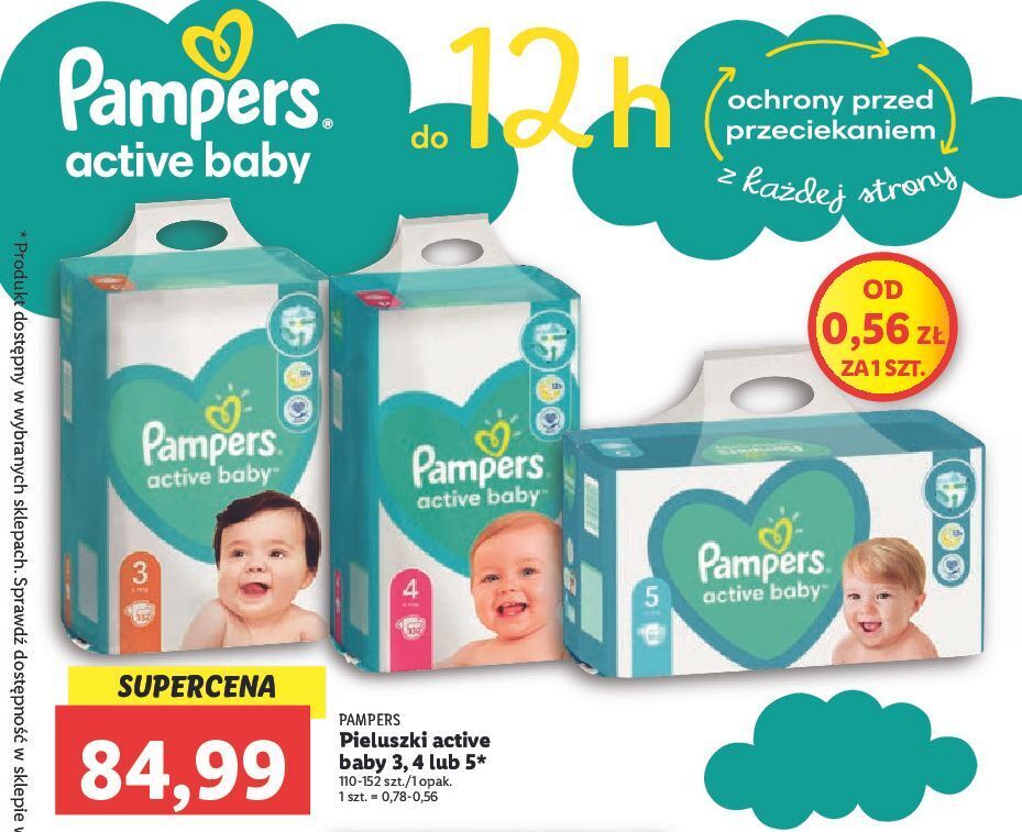 pampers activ baby dry 4 szt