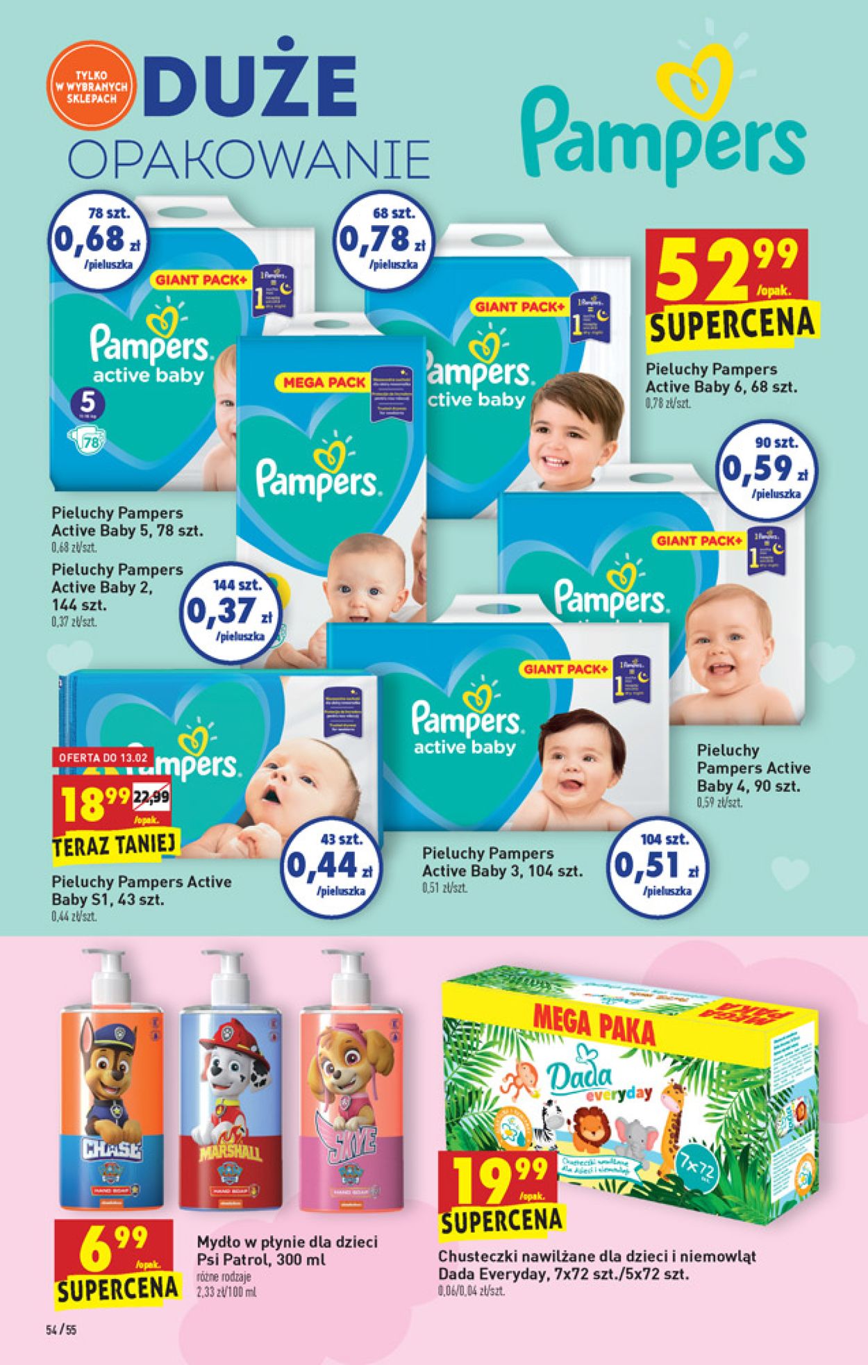 pieluchy pampers sleep&play promocja s