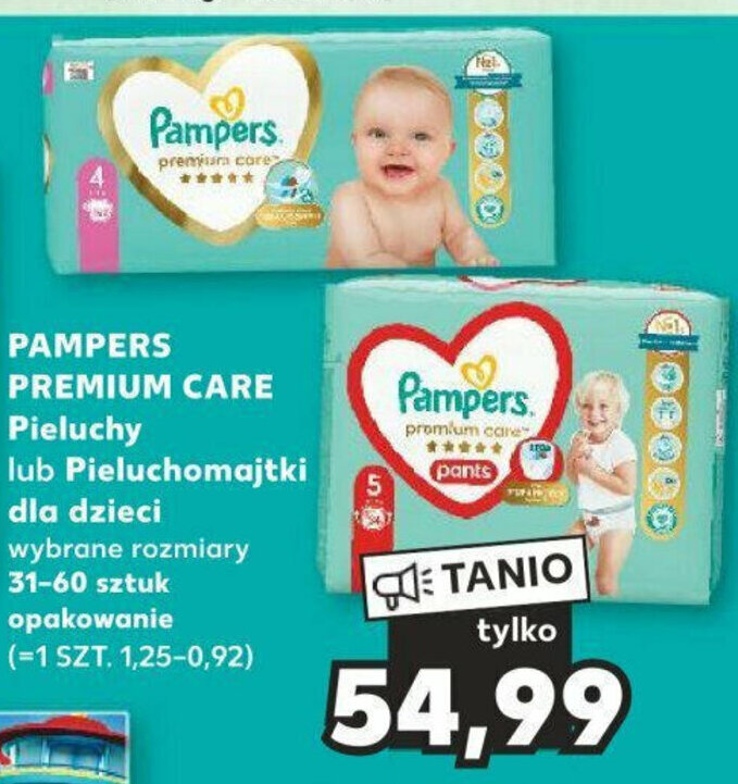 pampers premium care 168 sztuk