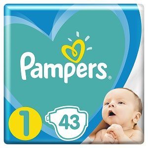 pampers premium care 1barwiące na niebiesko