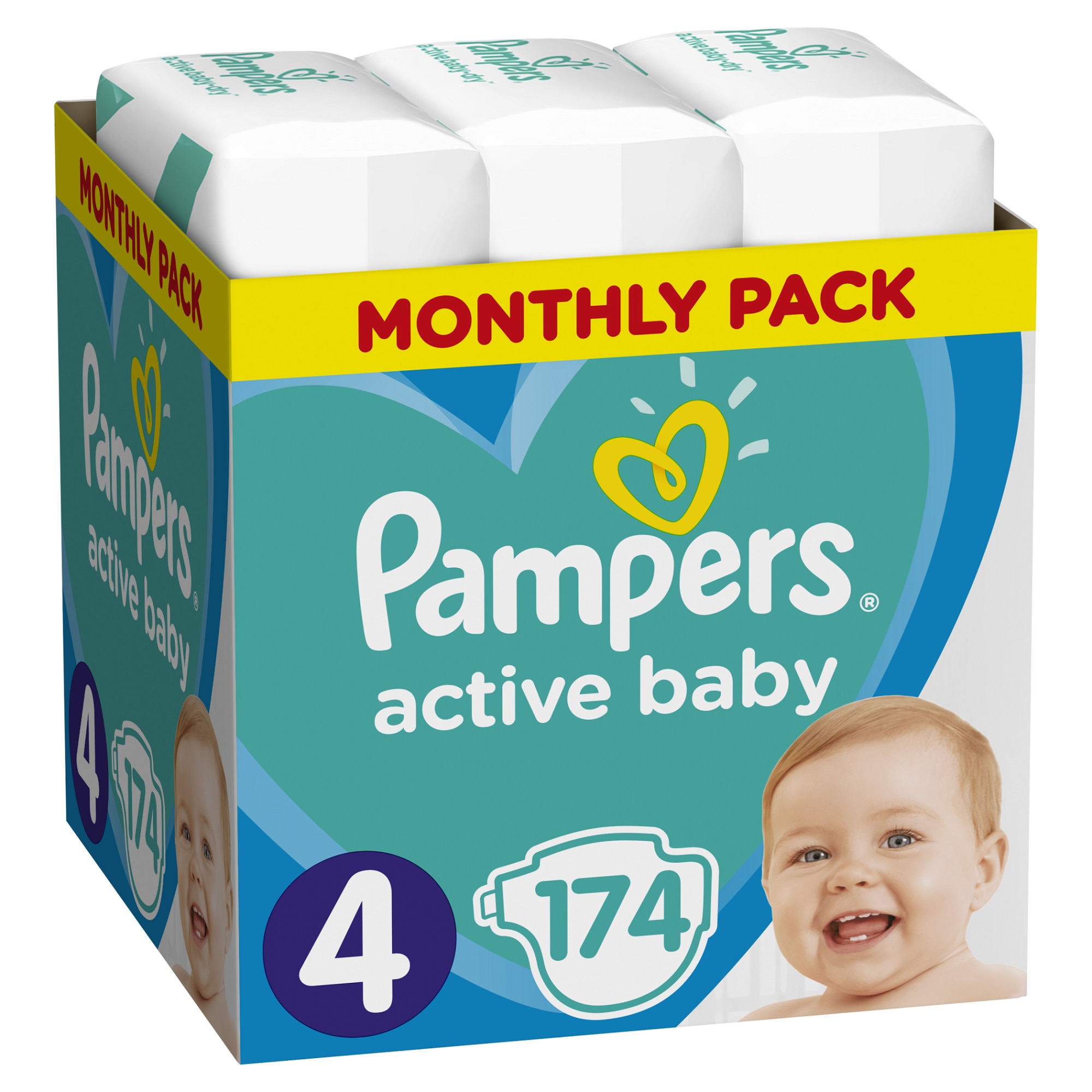 pampers active baby cena 1